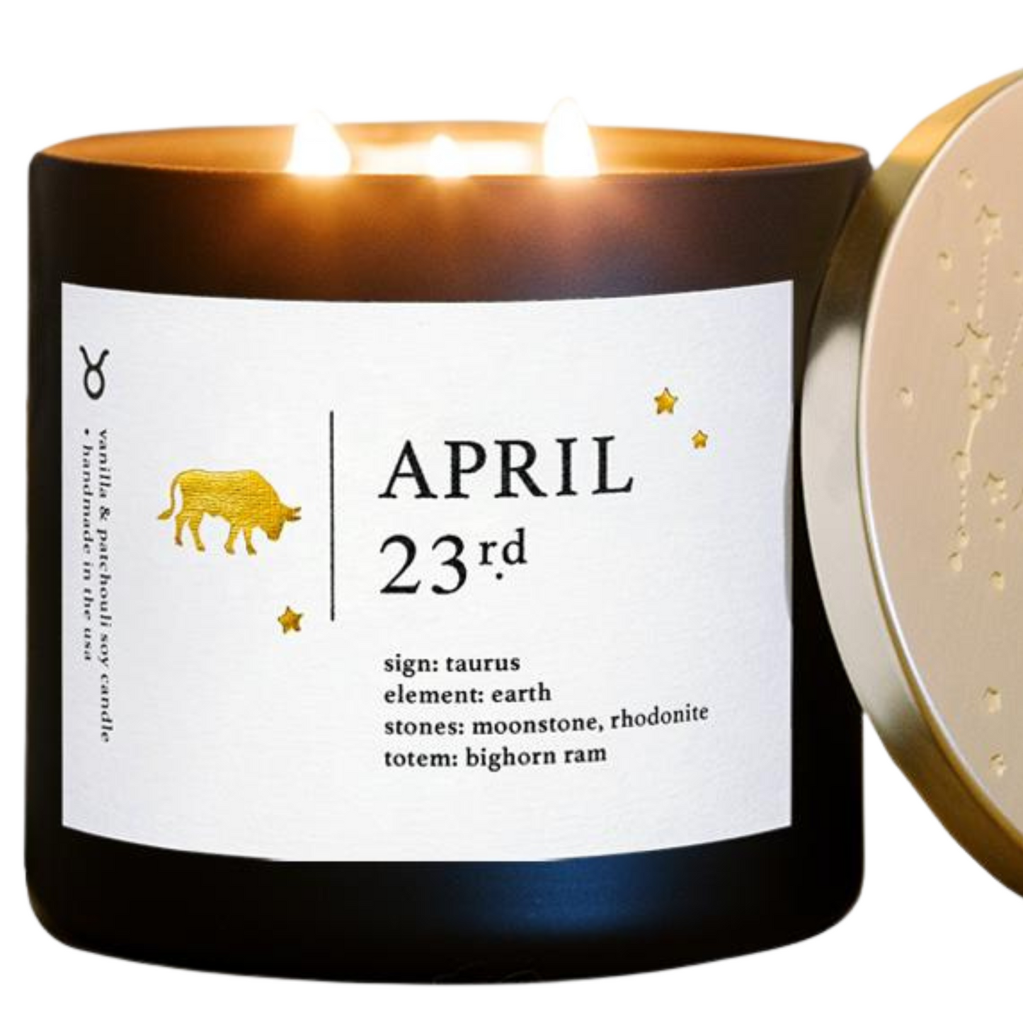 April Birthdate Zodiac Candles