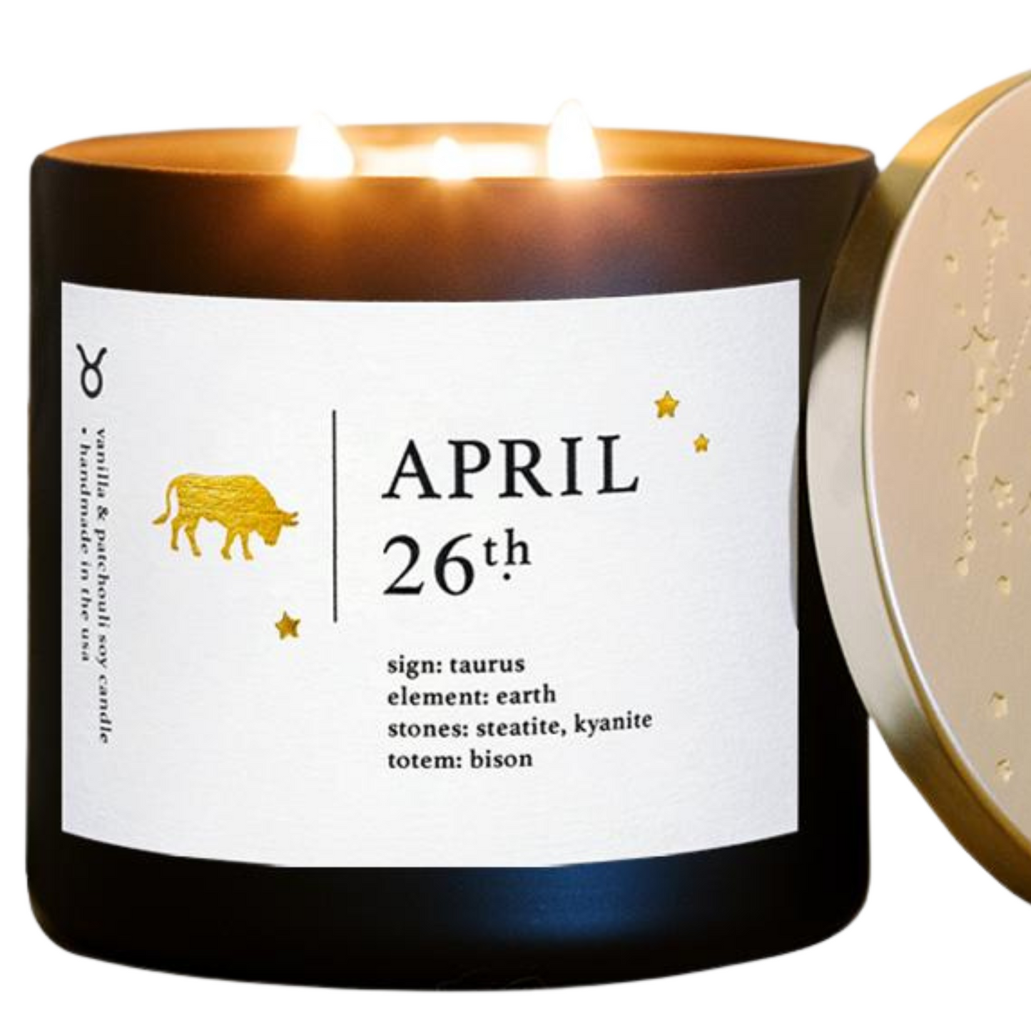 April Birthdate Zodiac Candles