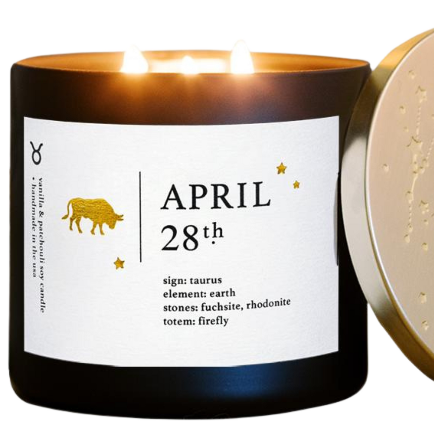 April Birthdate Zodiac Candles