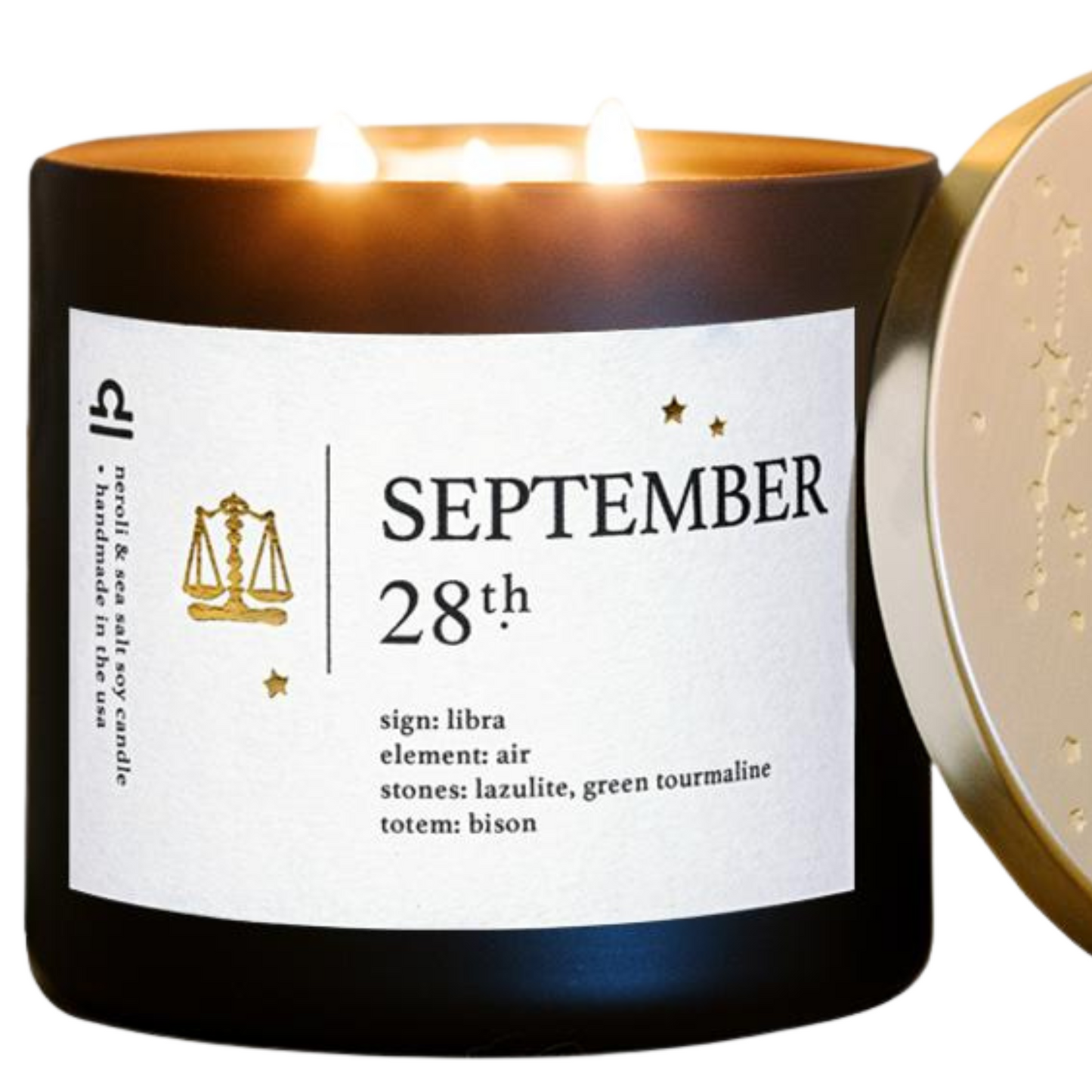 September Birthdate Zodiac Candles