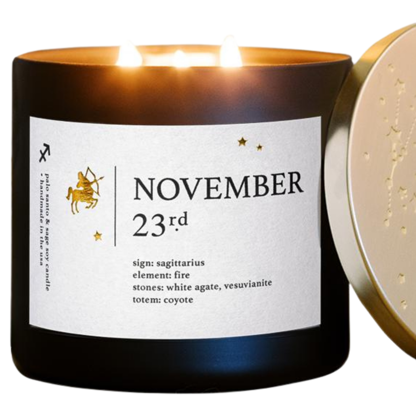 November Birthdate Zodiac Candles