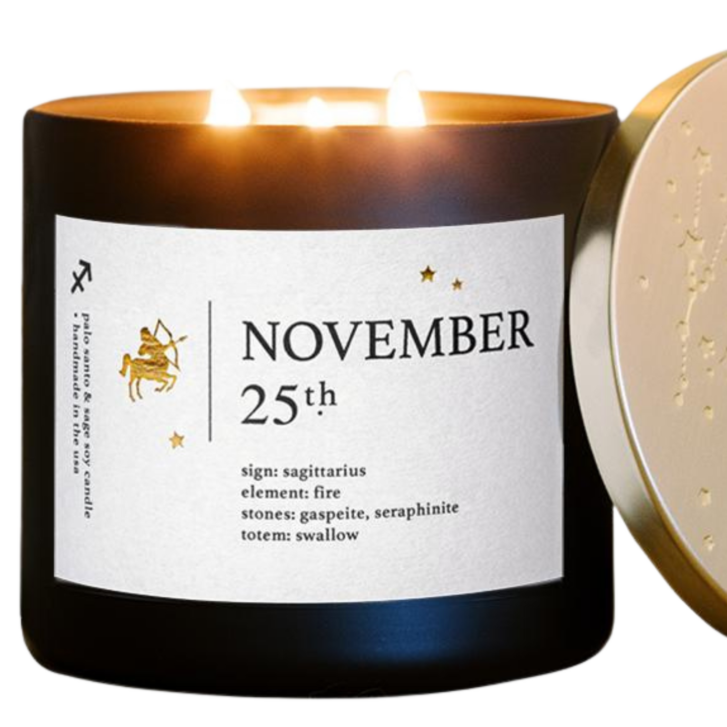 November Birthdate Zodiac Candles