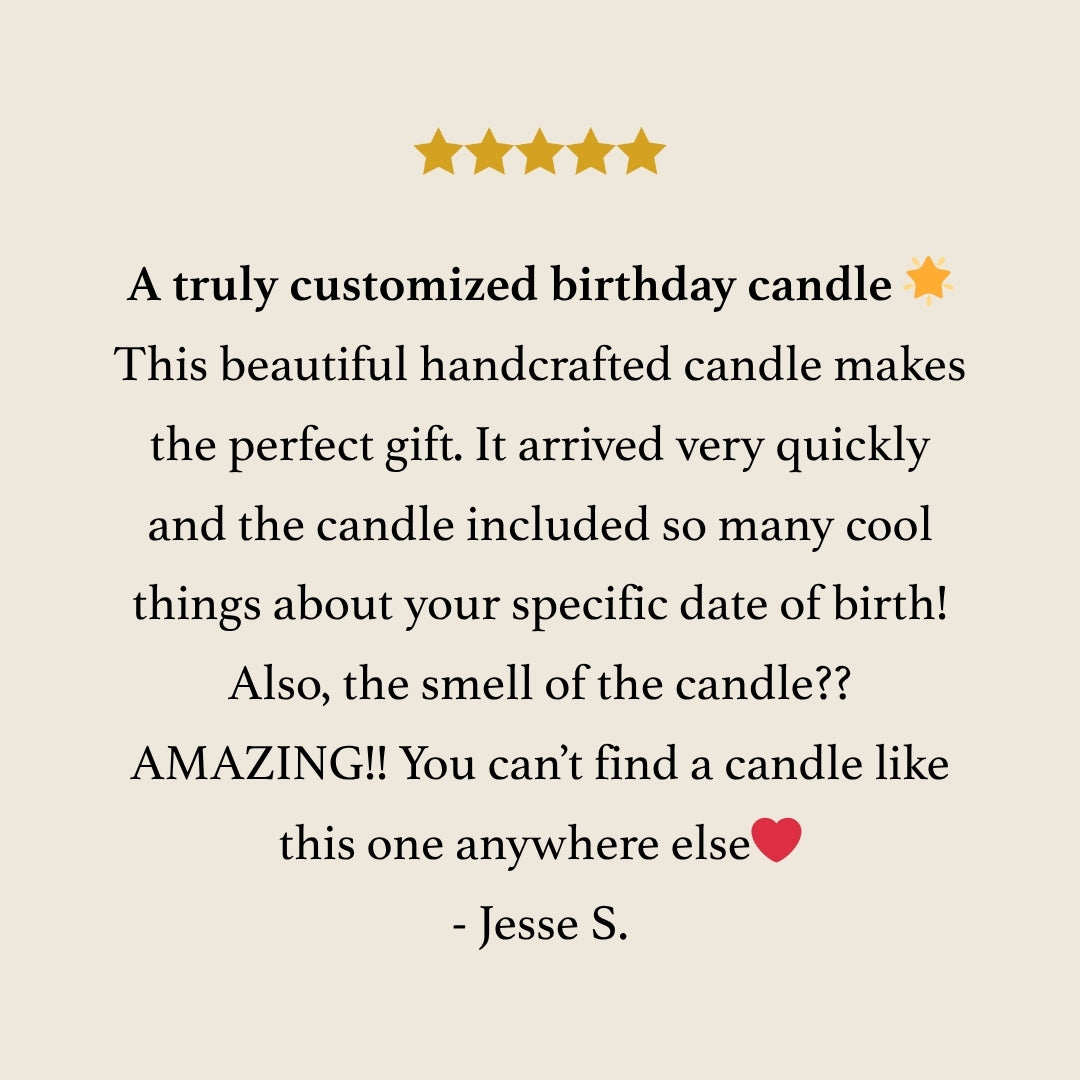 June Birthdate Zodiac Candles
