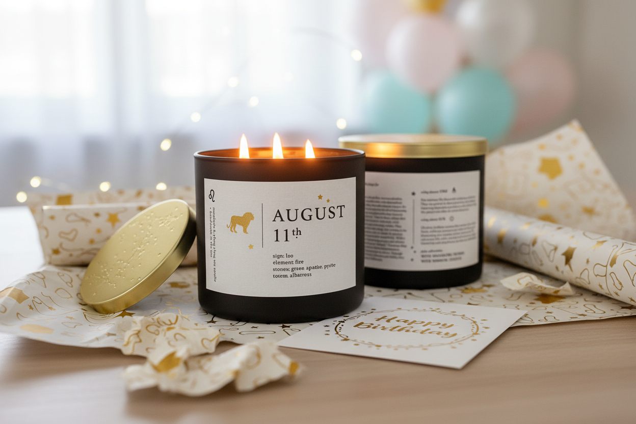 Birthdate Candles: A Personalized Birthday Gift for Her Exact Birthdate