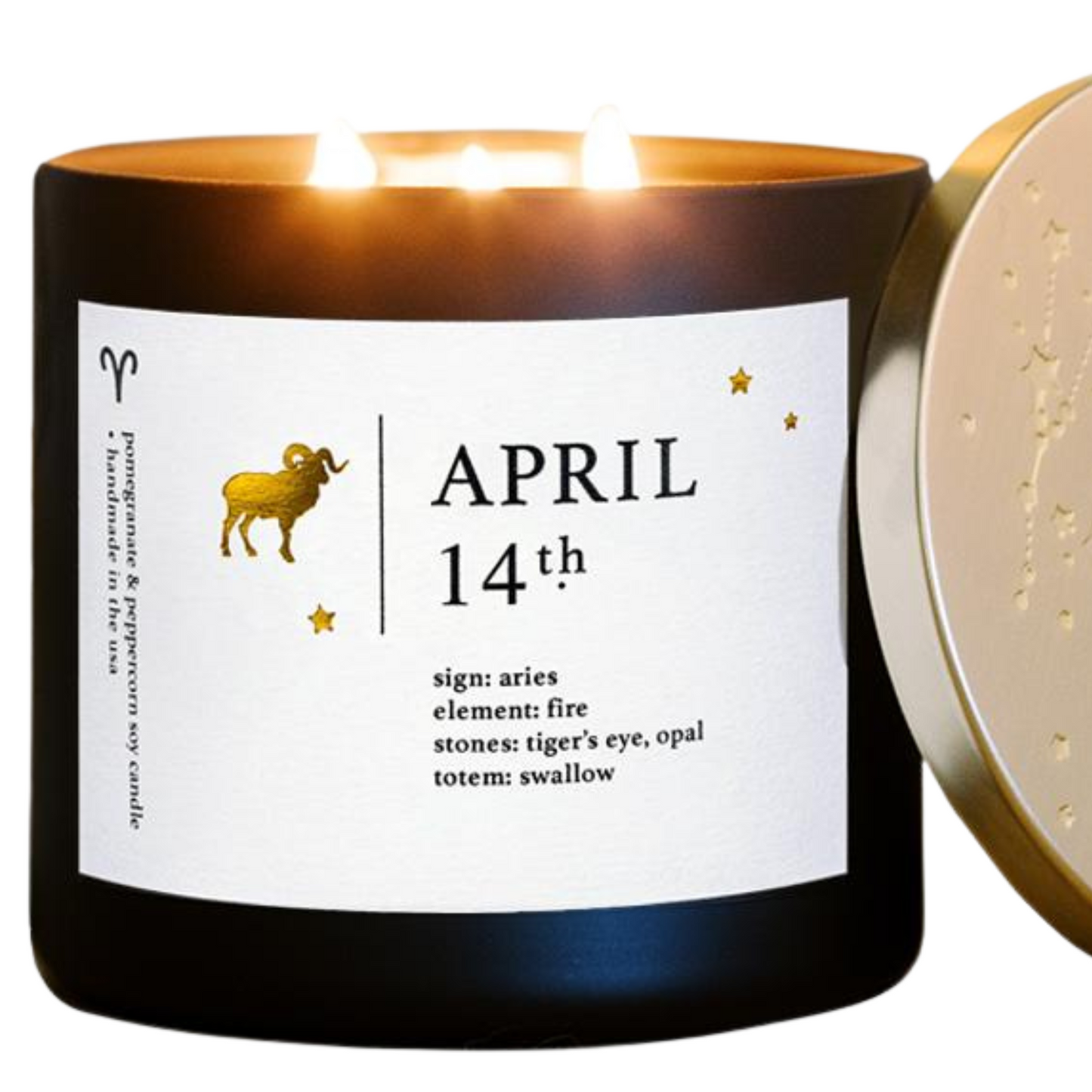 April Zodiac Birthday Candle