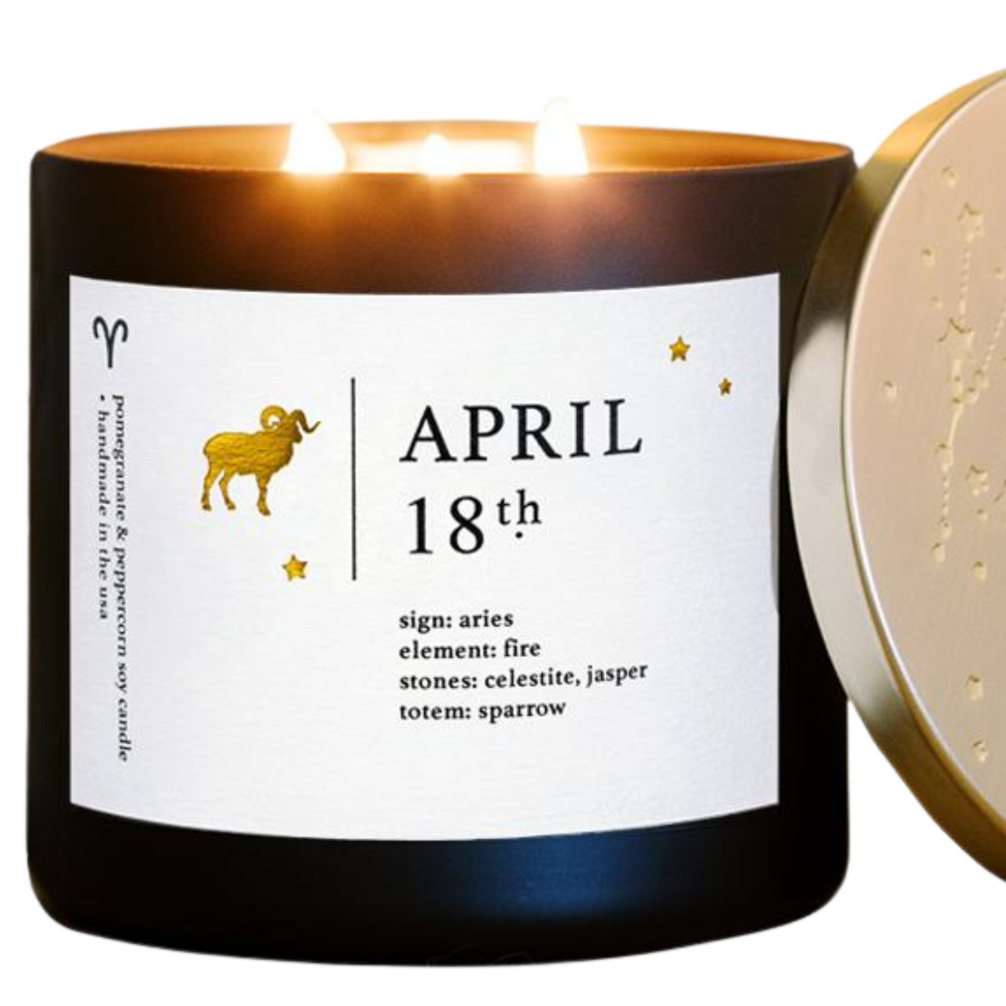 April Zodiac Birthday Candle