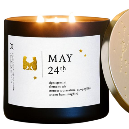 Gemini Birthdate Zodiac Candles