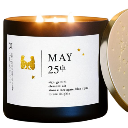 Gemini Birthdate Zodiac Candles