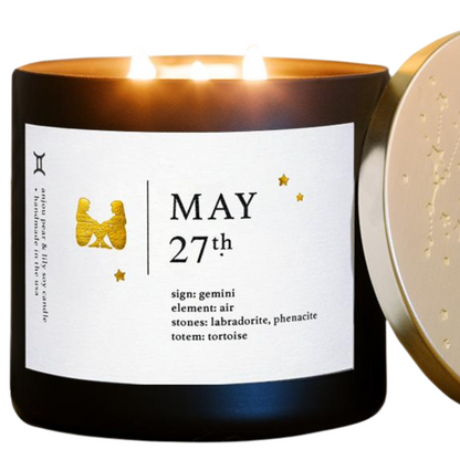 Gemini Birthdate Zodiac Candles