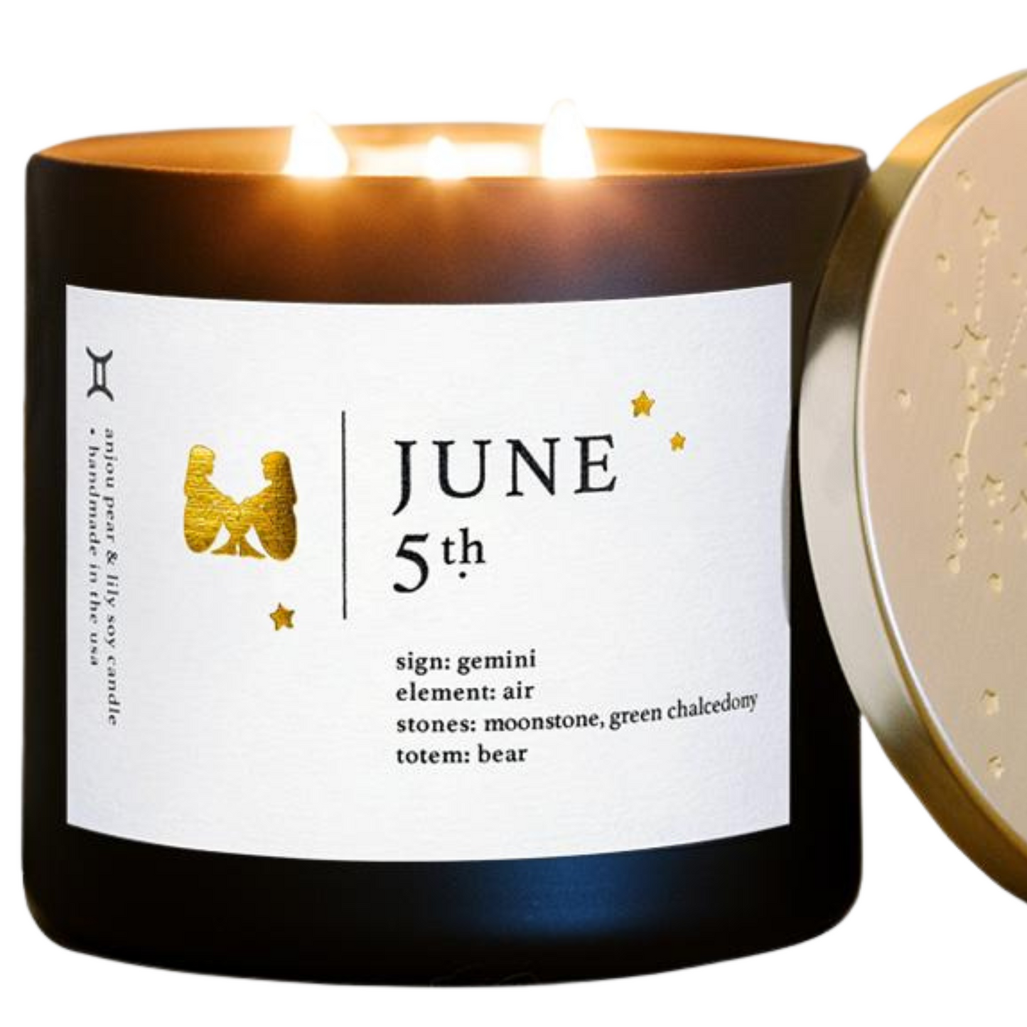 June Zodiac Birthday Candle