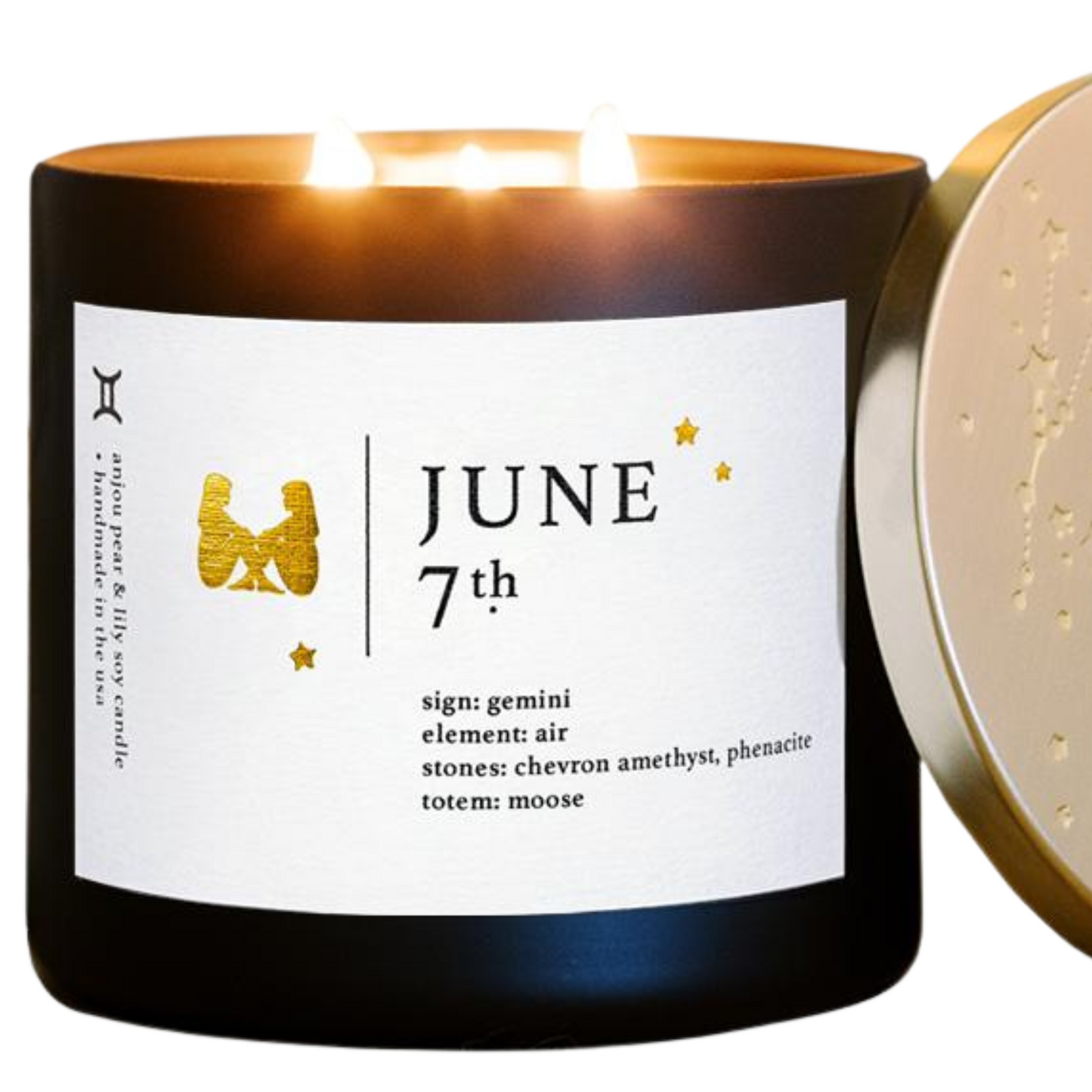 June Zodiac Birthday Candle