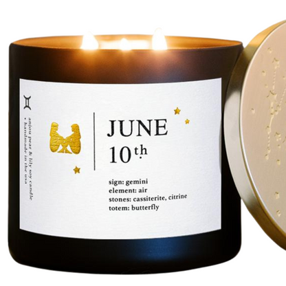 Gemini Birthdate Zodiac Candles