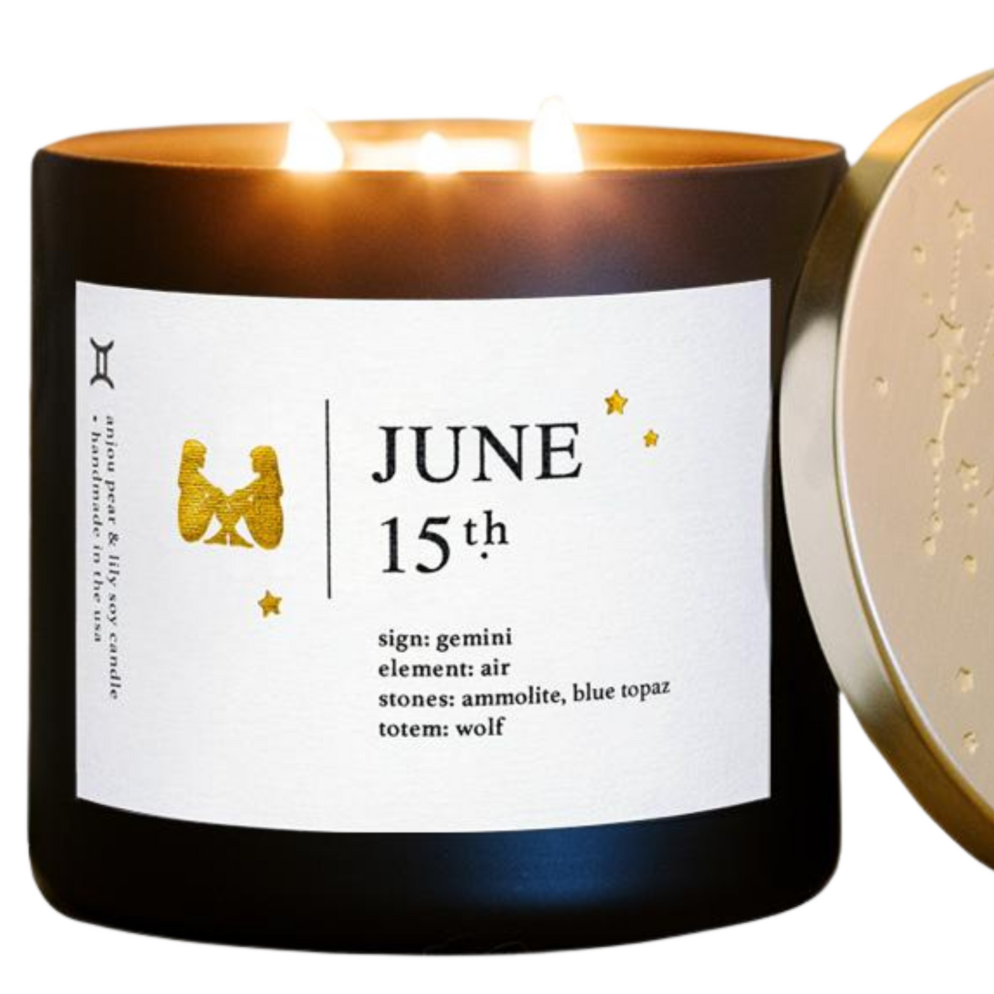 June Zodiac Birthday Candle