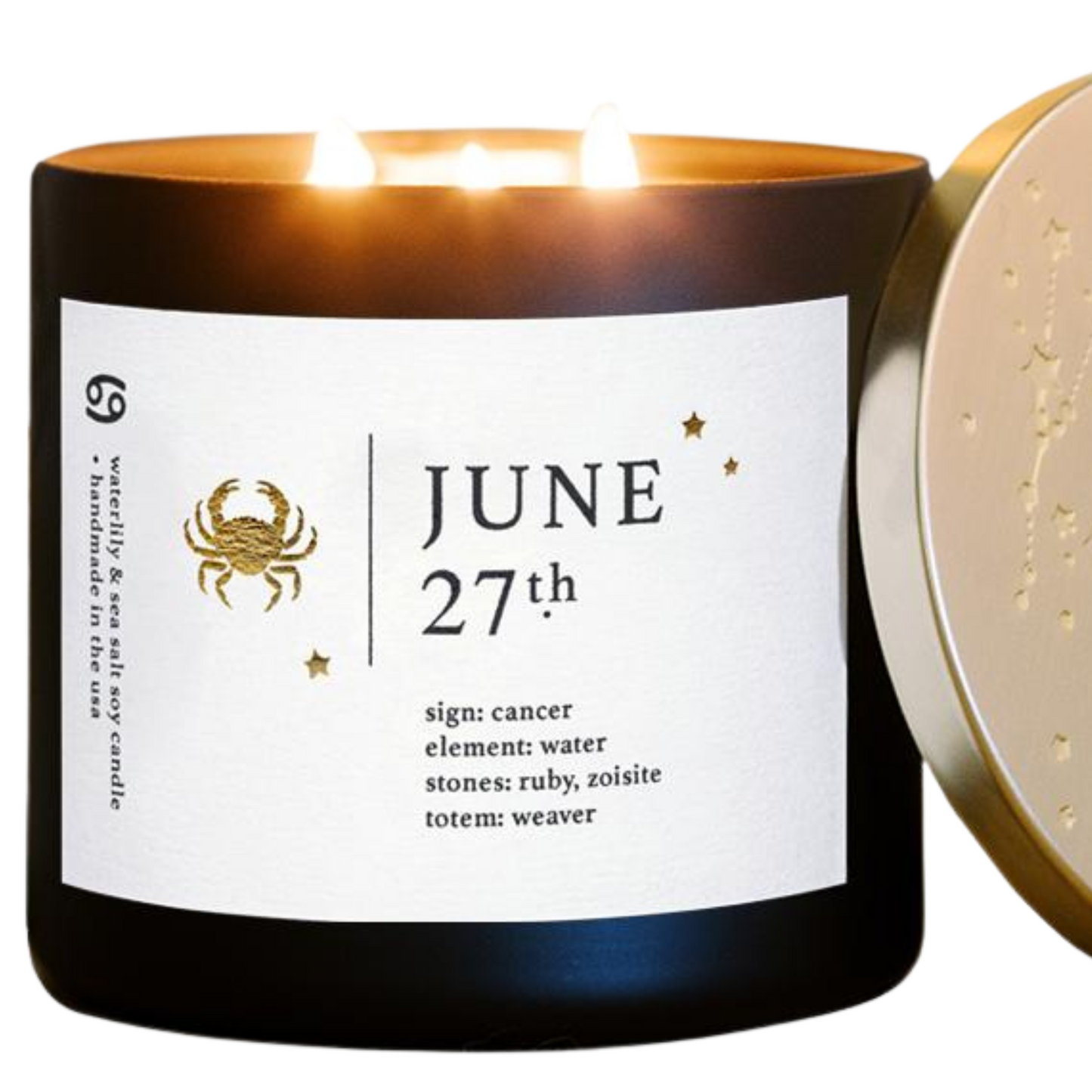 June Zodiac Birthday Candle