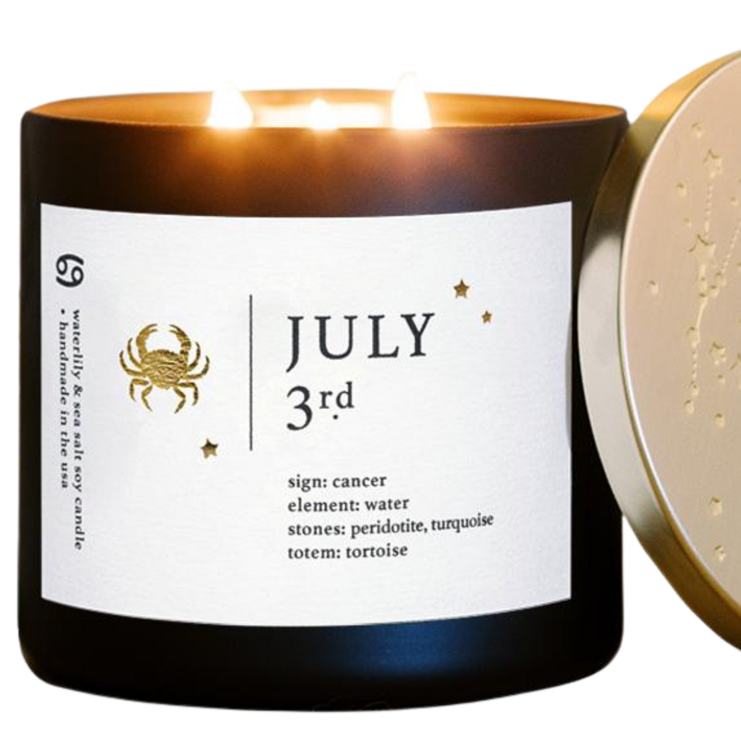 July Zodiac Birthday Candle