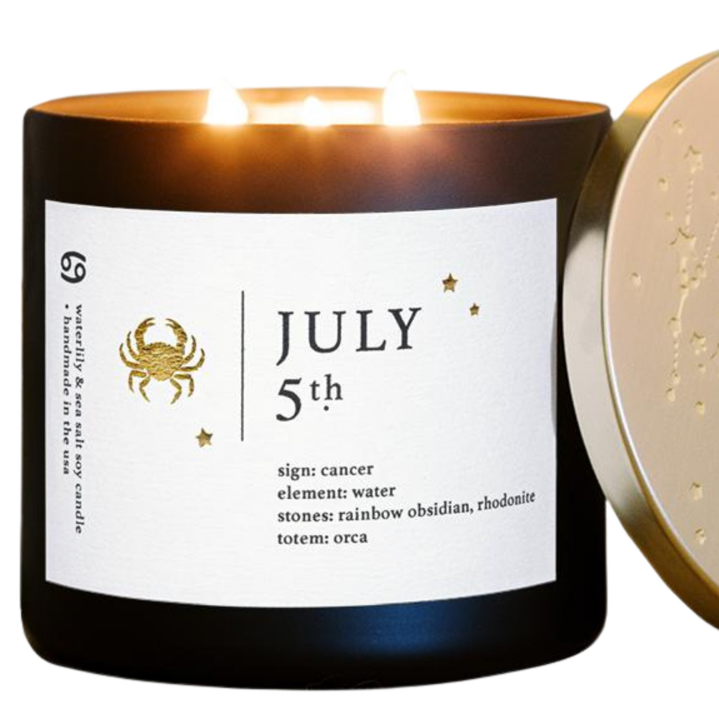 July Zodiac Birthday Candle