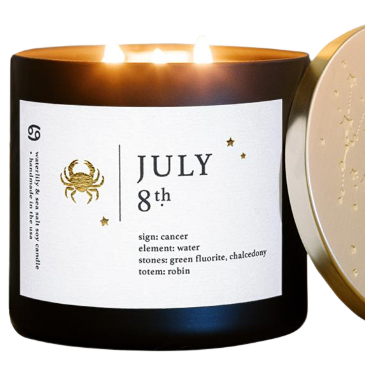 July Zodiac Birthday Candle