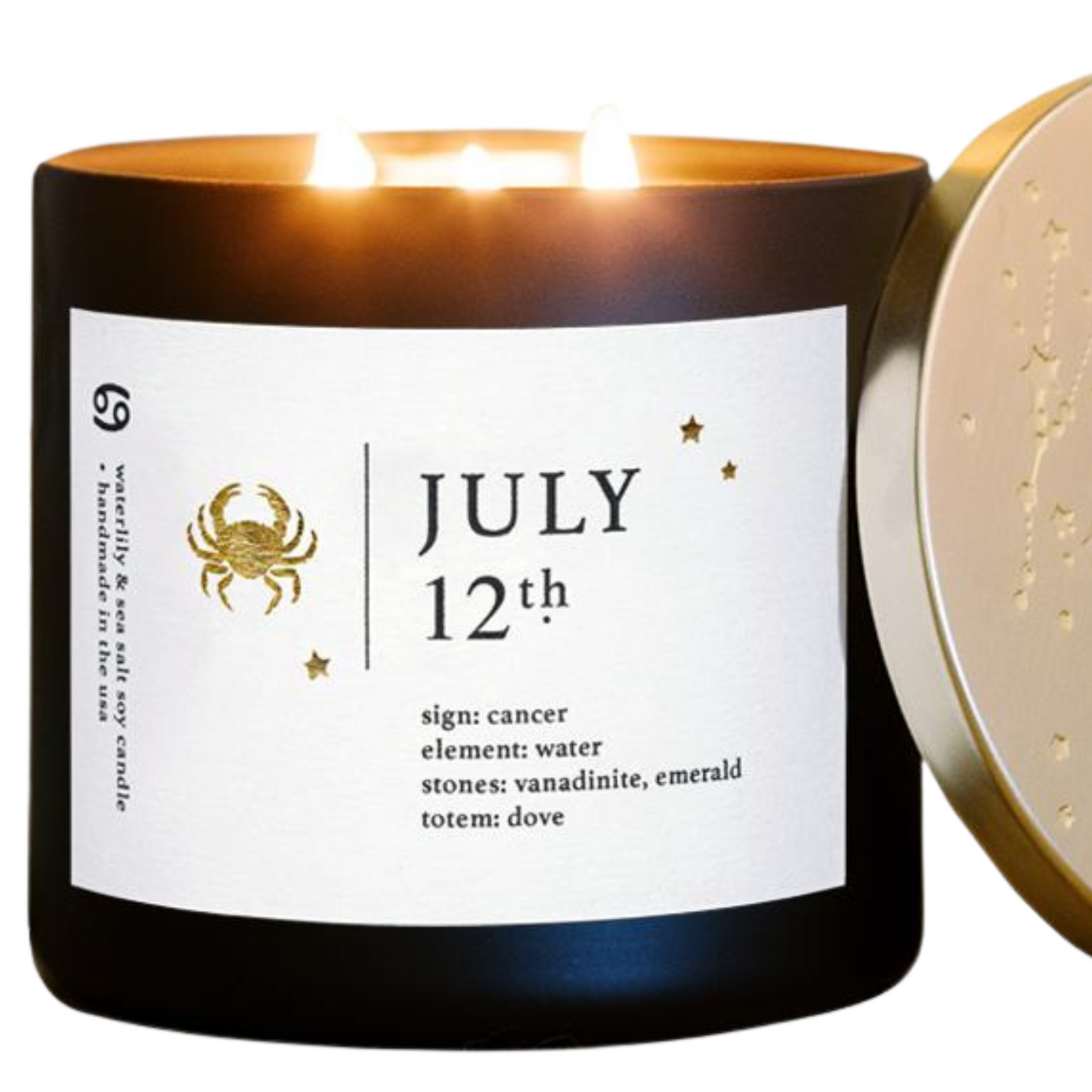 July Zodiac Birthday Candle