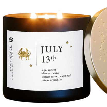 Cancer Birthdate Zodiac Candles