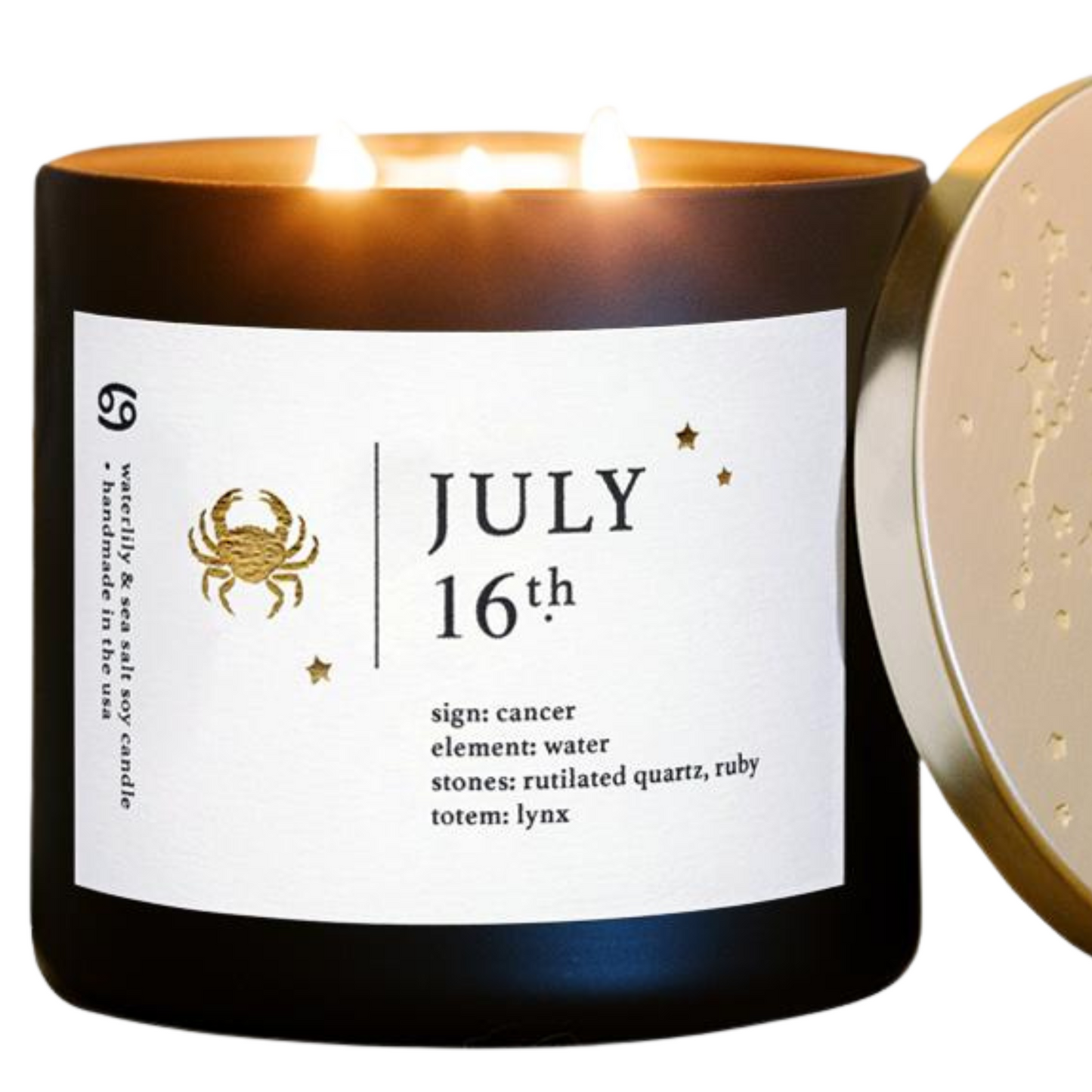 July Zodiac Birthday Candle