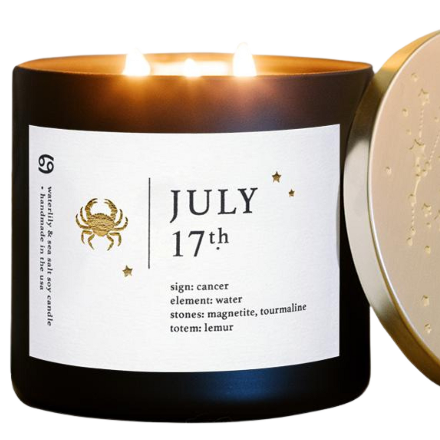 July Zodiac Birthday Candle