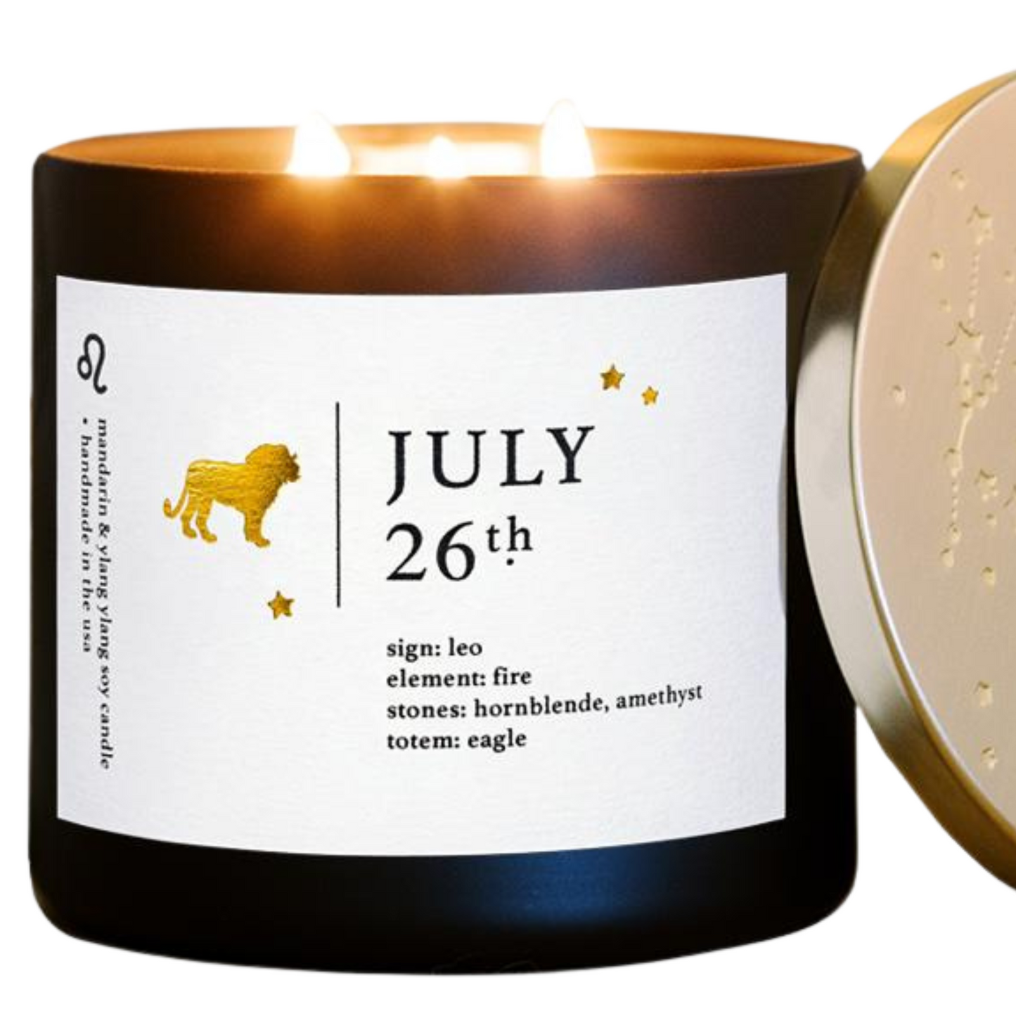 Leo Birthdate Zodiac Candles