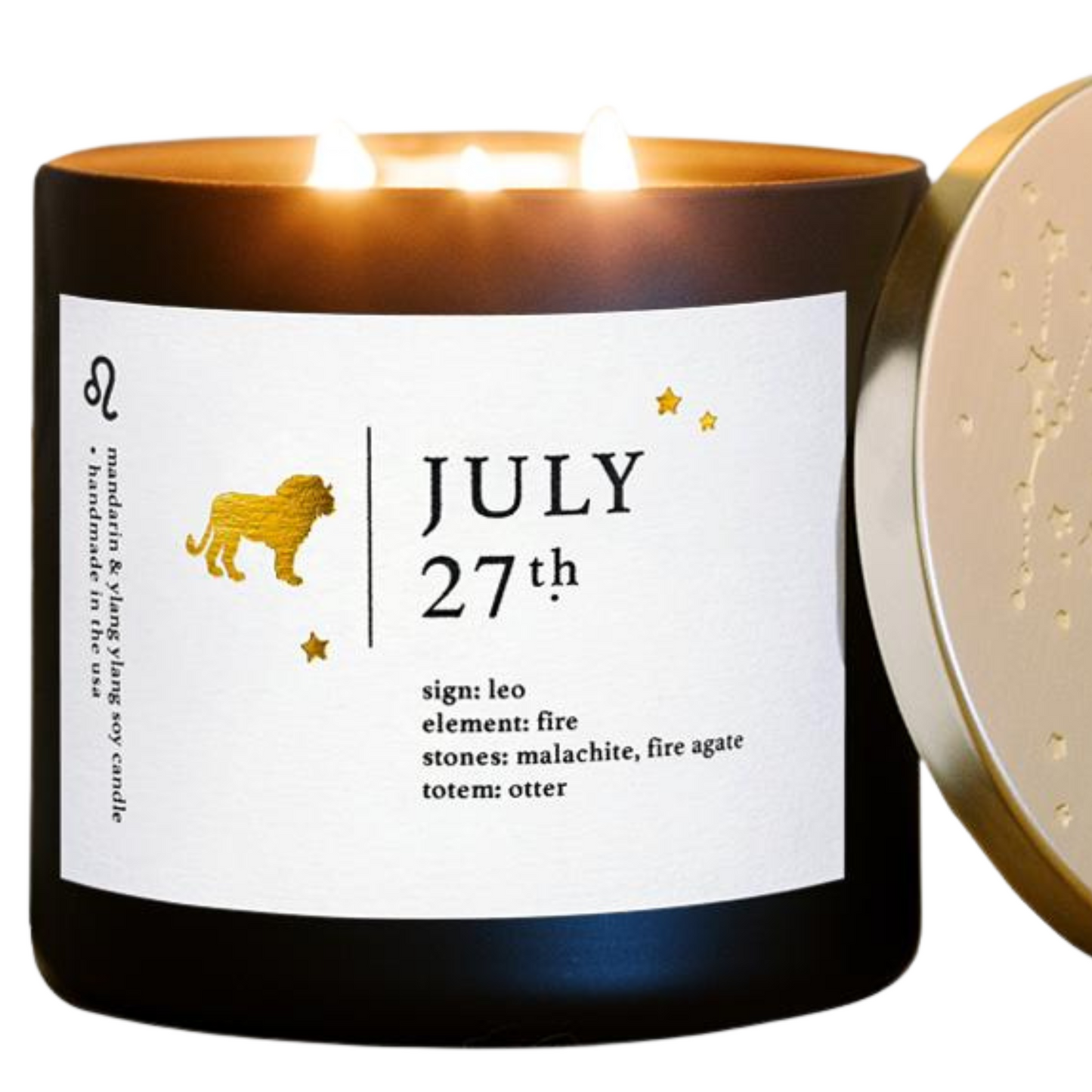 Leo Birthdate Zodiac Candles