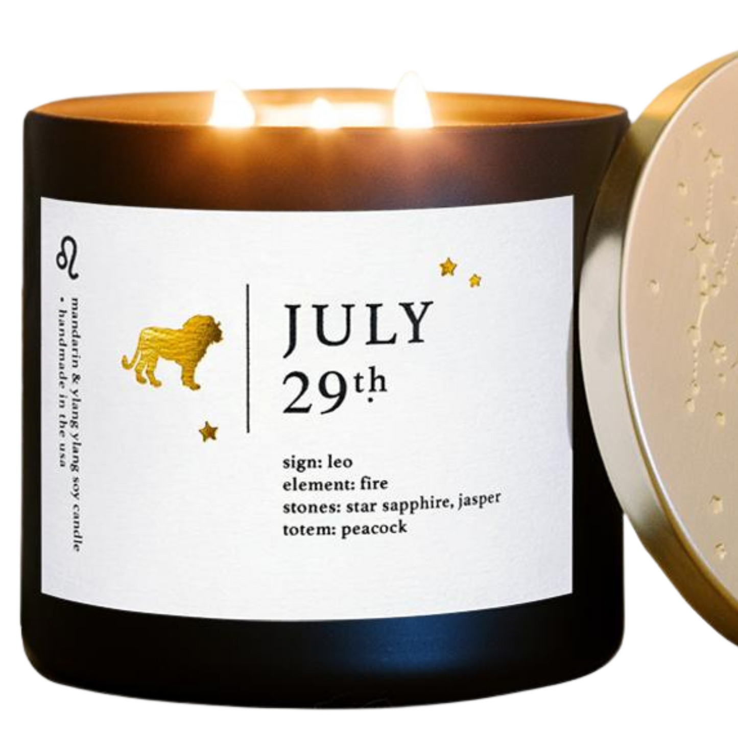 July Zodiac Birthday Candle