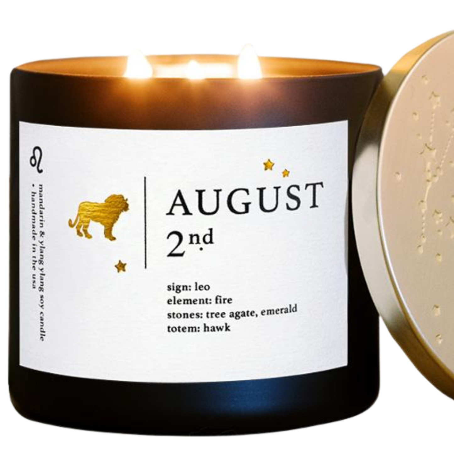 Leo Birthdate Zodiac Candles