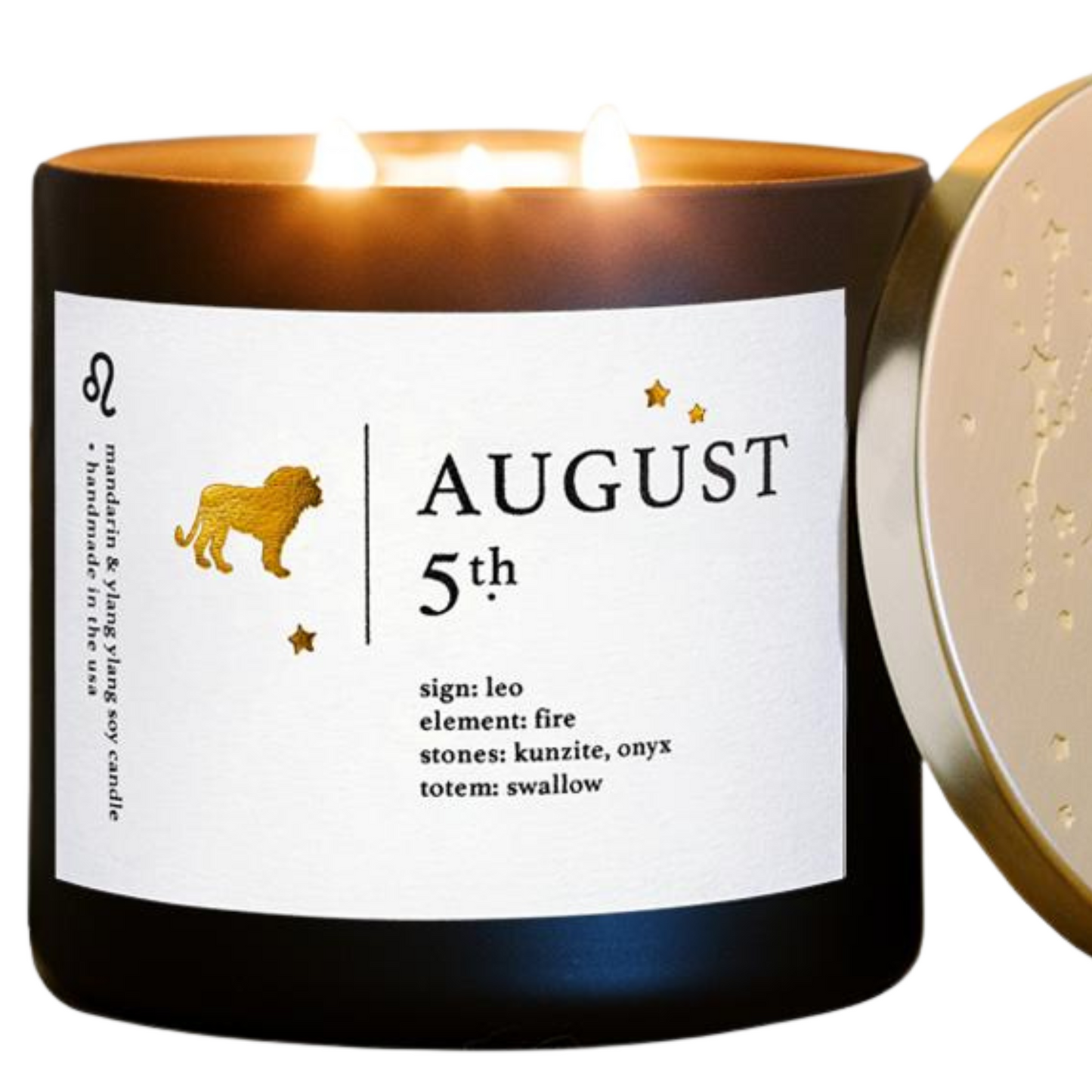 Leo Birthdate Zodiac Candles