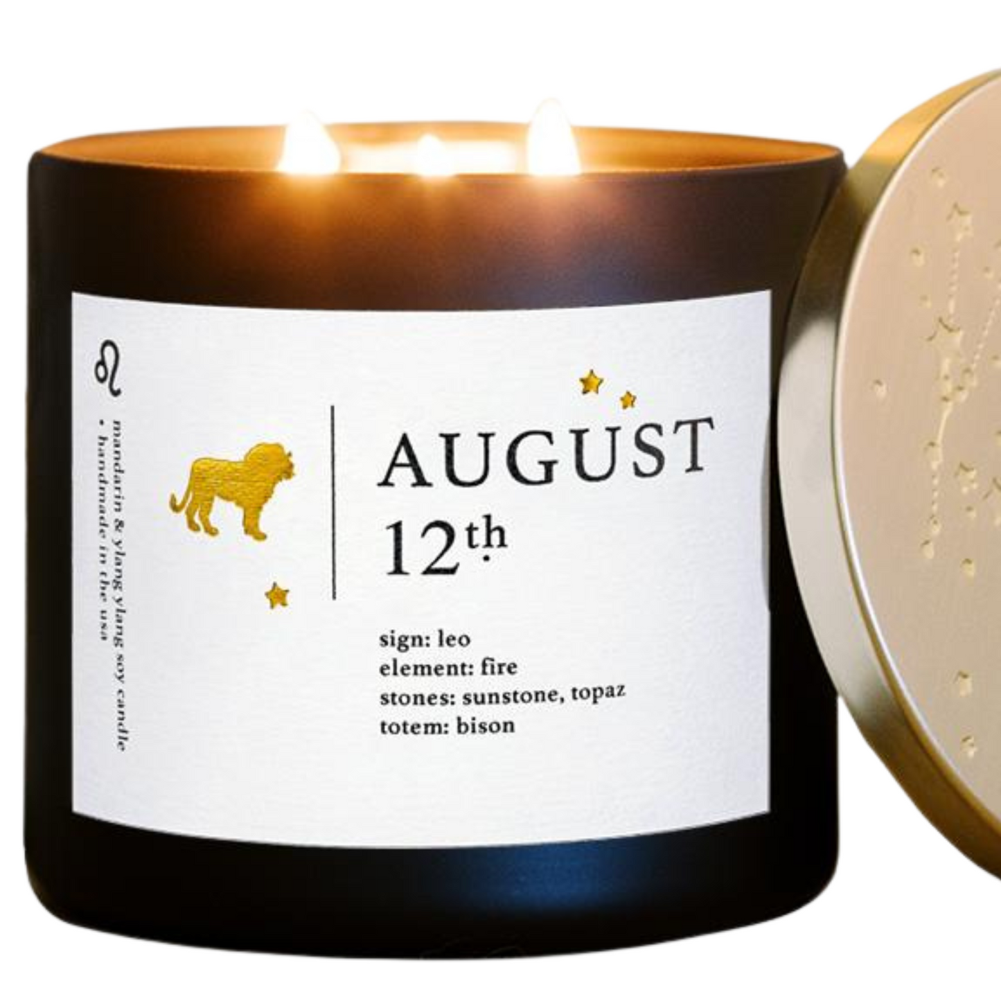 August Zodiac Birthday Candle