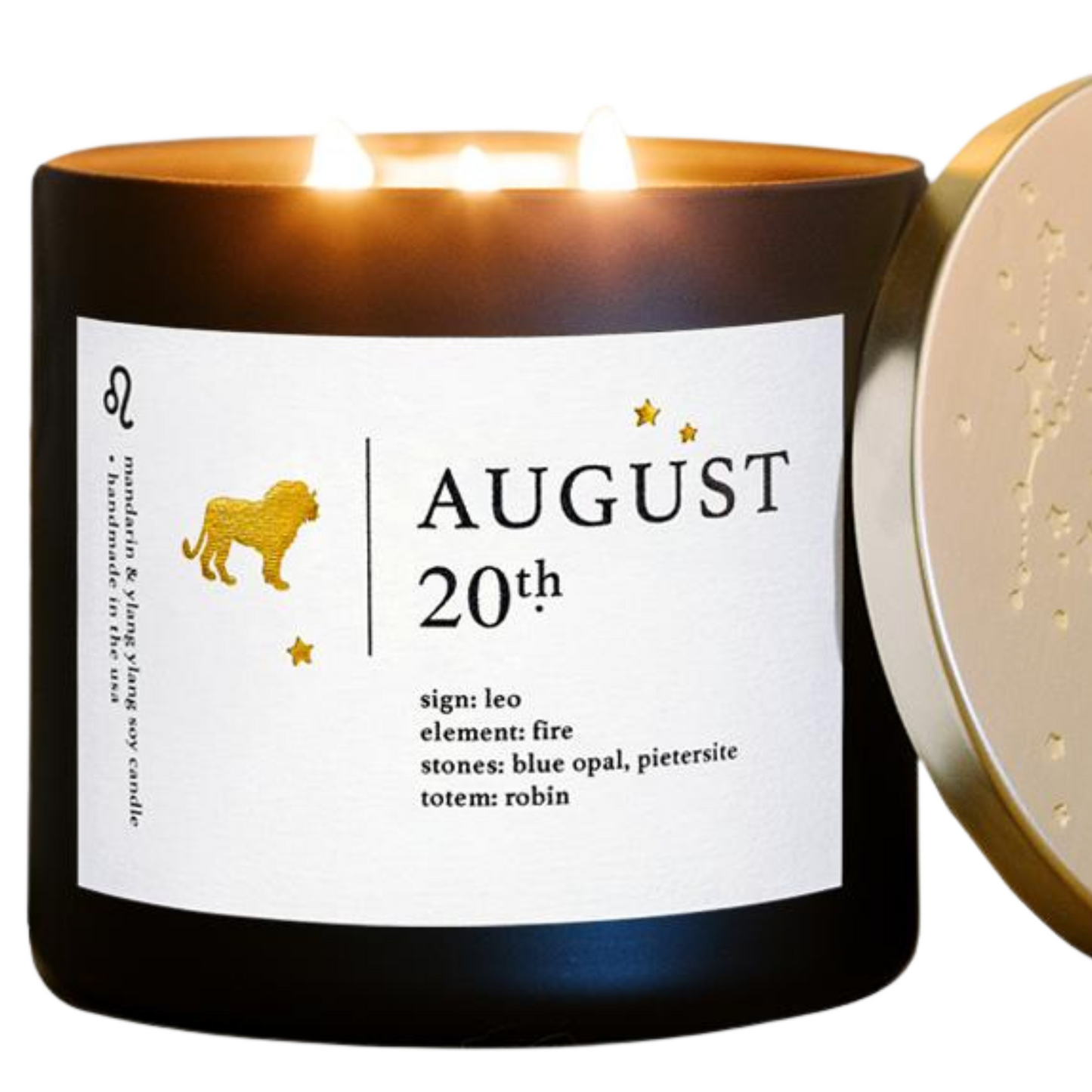 August Zodiac Birthday Candle