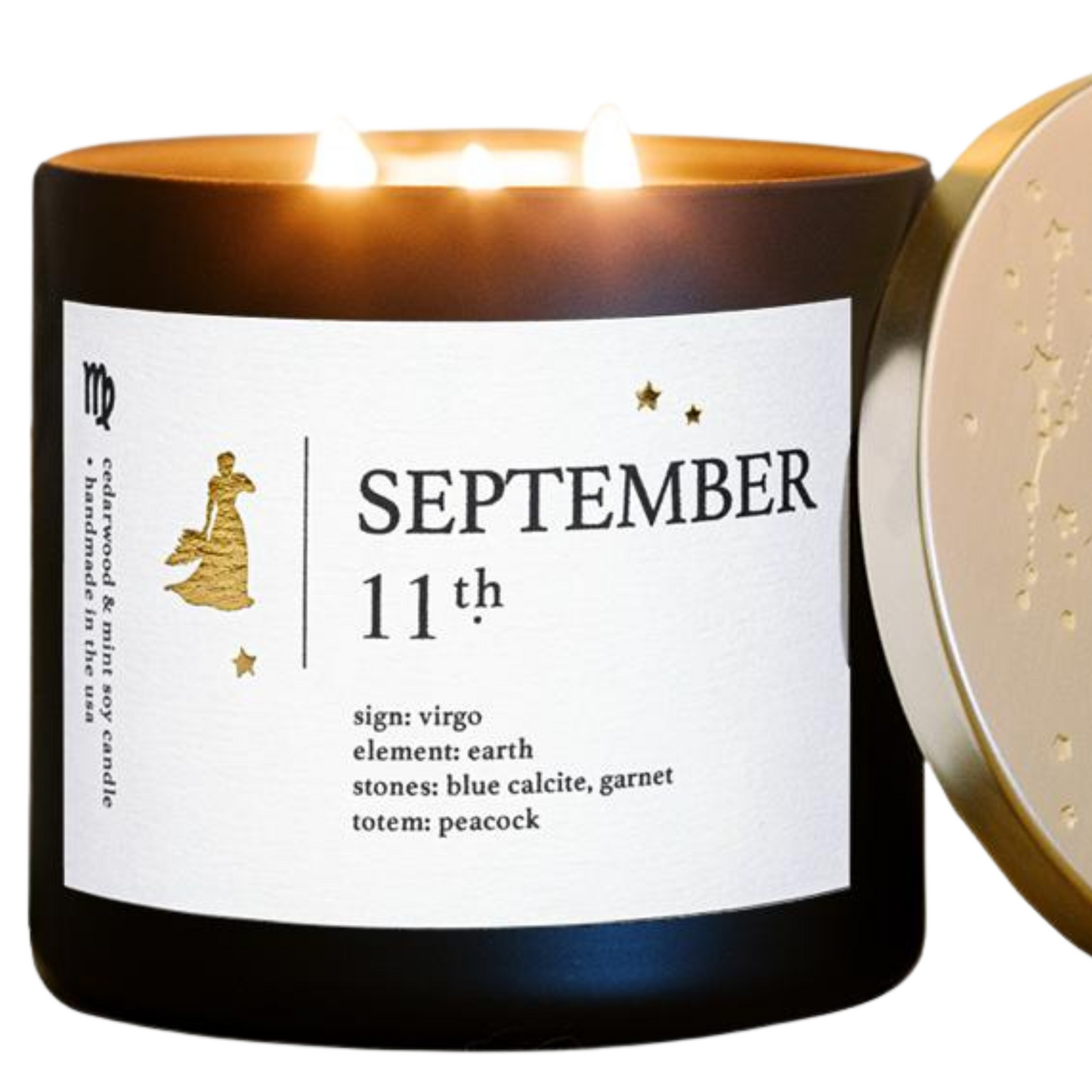 September Zodiac Birthday Candle