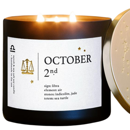 Libra Birthdate Zodiac Candles