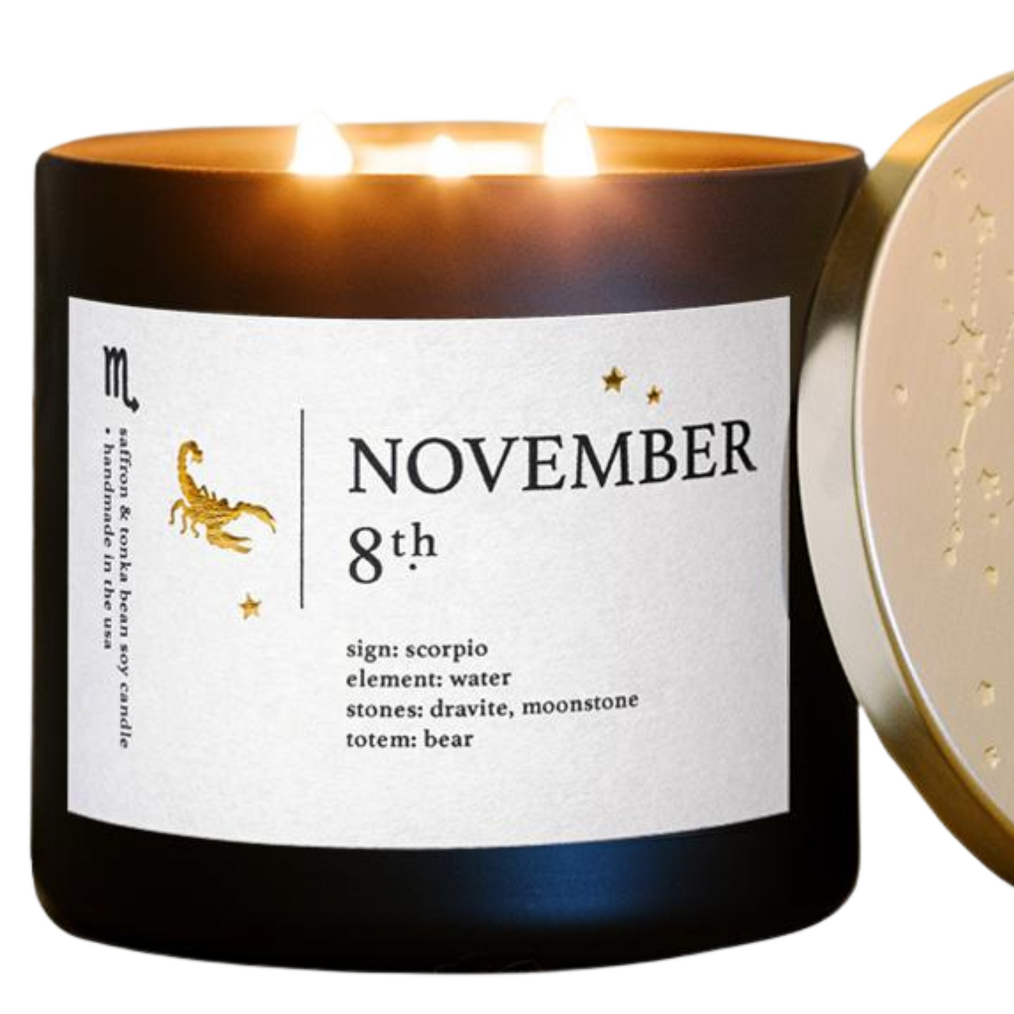 November Zodiac Birthday Candle