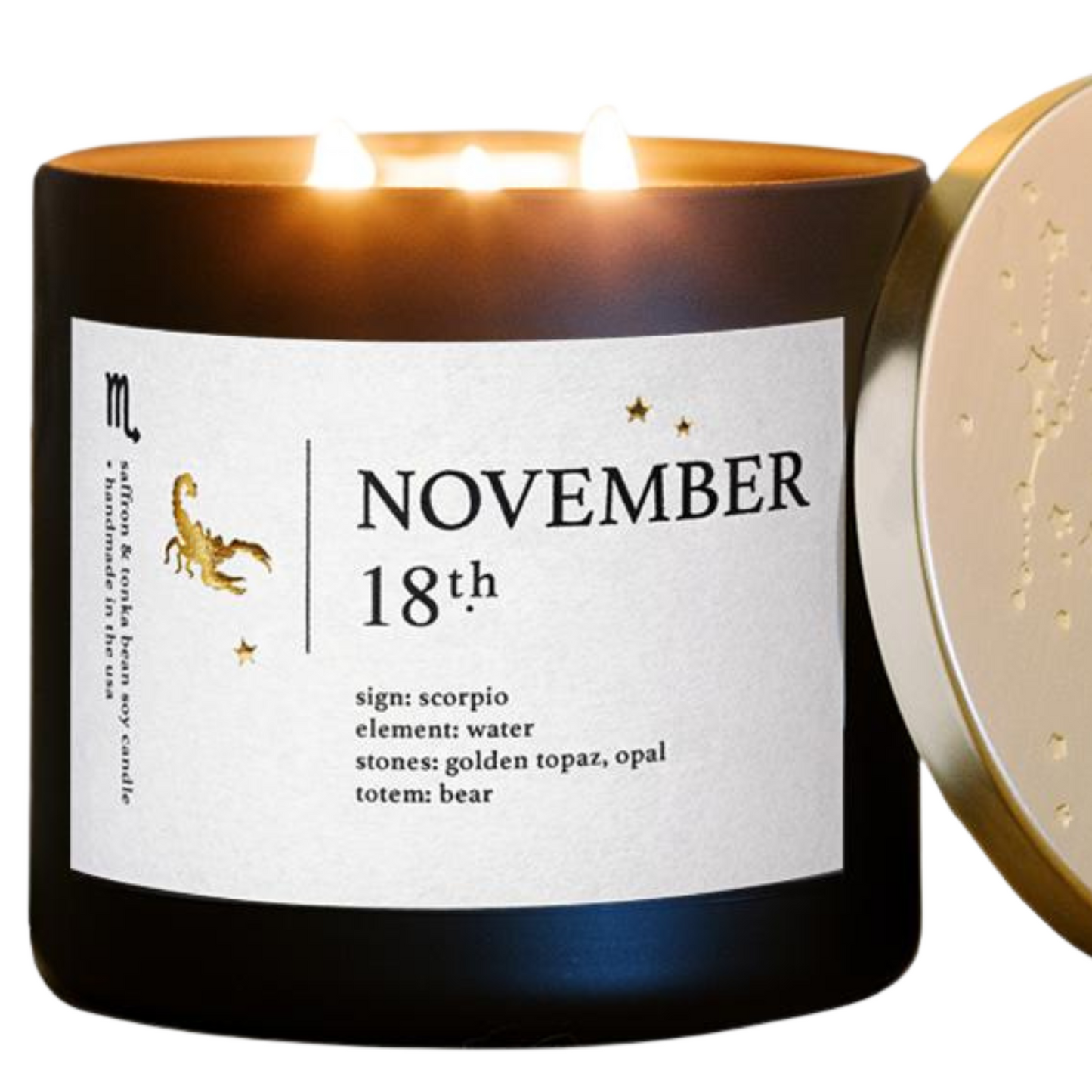 November Zodiac Birthday Candle