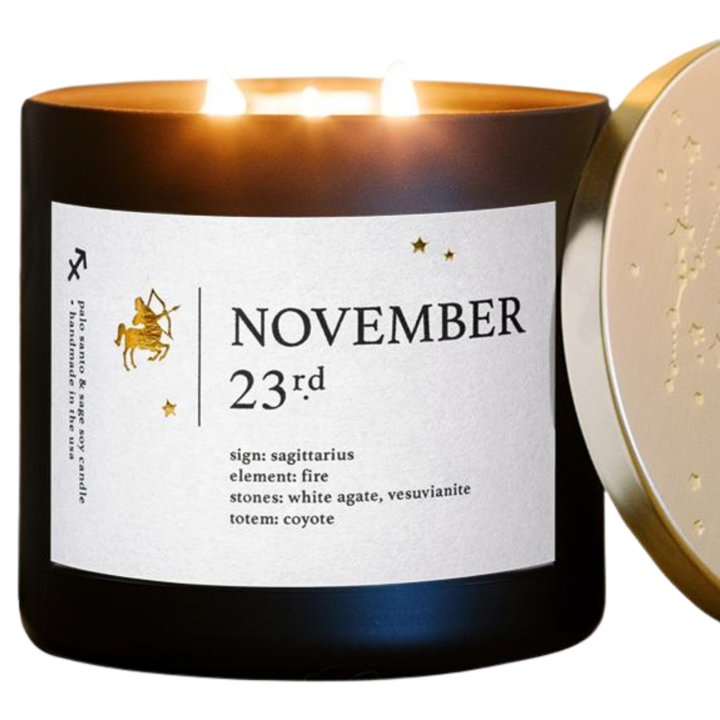 November Zodiac Birthday Candle