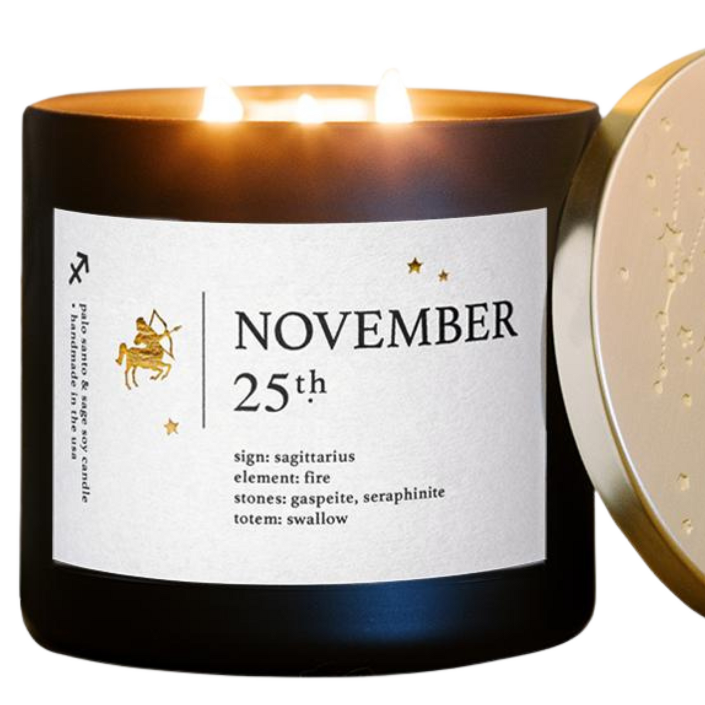 November Zodiac Birthday Candle