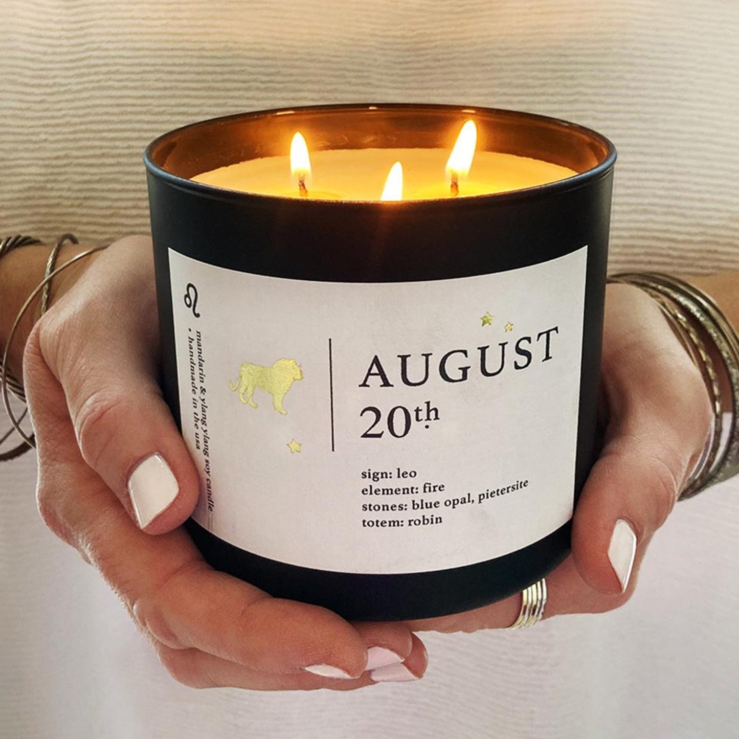 Virgo Birthdate Zodiac Candles