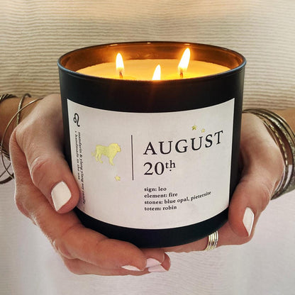 Aquarius Birthdate Zodiac Candles