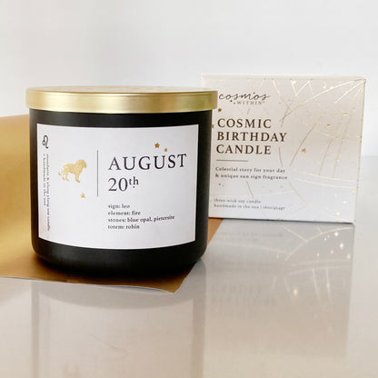 November Birthdate Zodiac Candles