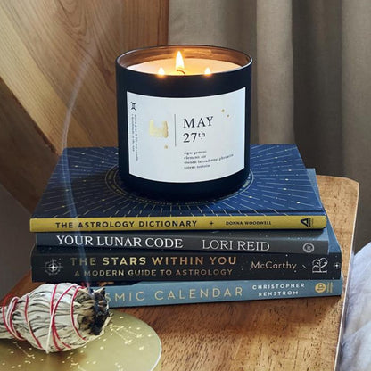 November Birthdate Zodiac Candles