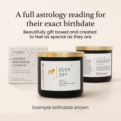 Leo Birthdate Candle