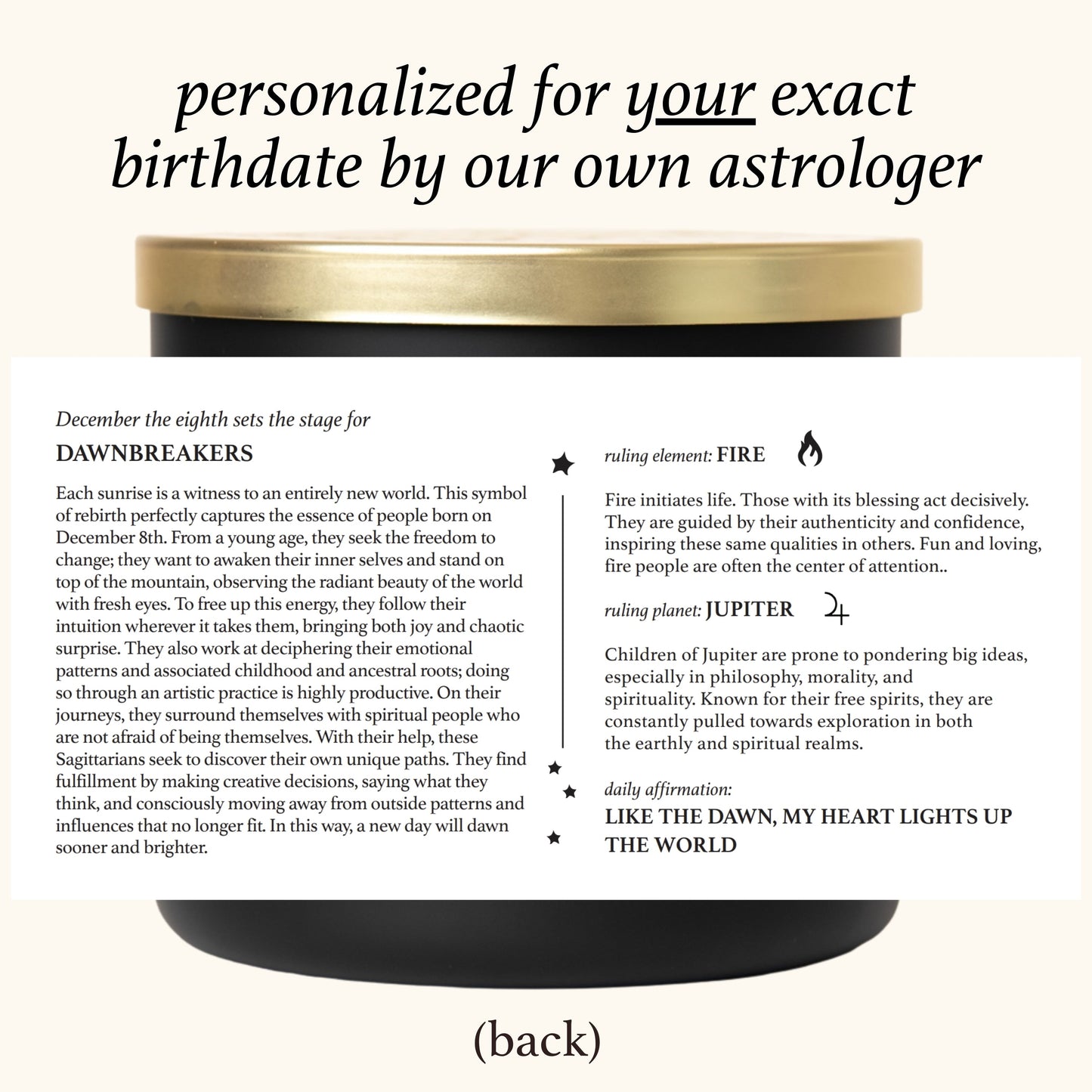 Capricorn Birthdate Zodiac Candles