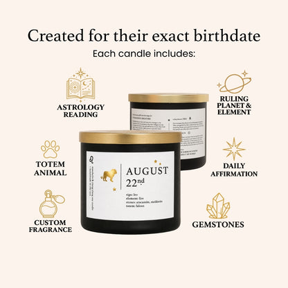 Leo Birthdate Candle