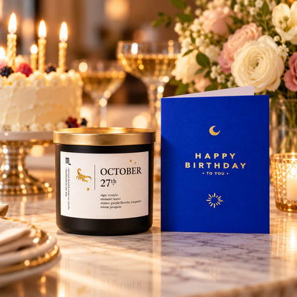 August Birthdate Candle