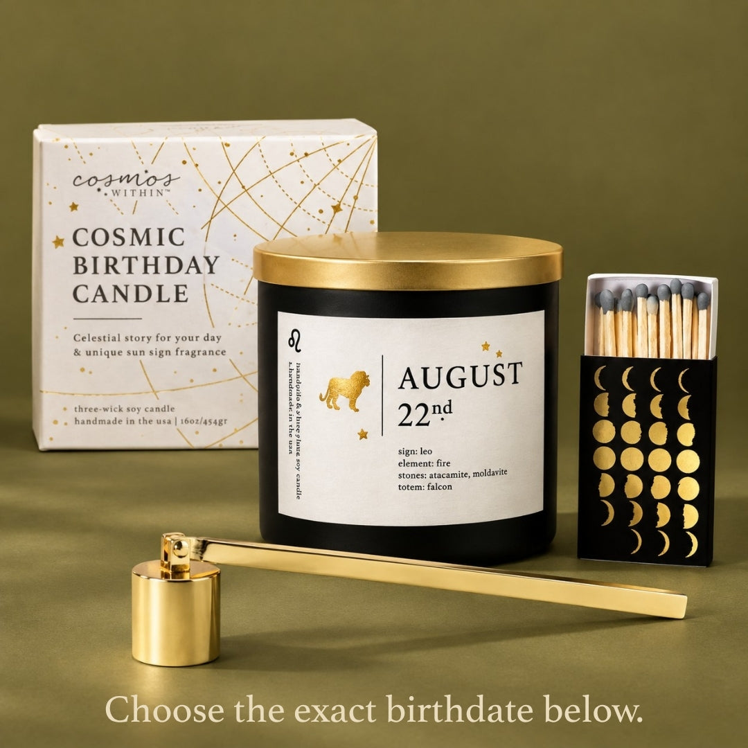 Cosmic Birthday Candle Care Essentials Bundle