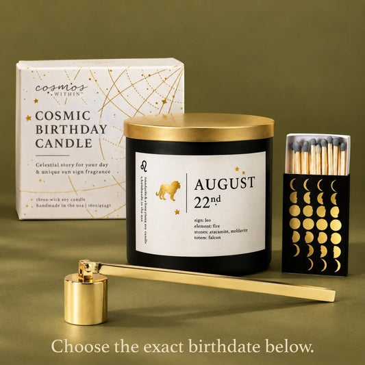 Cosmic Birthday Candle Care Essentials Bundle