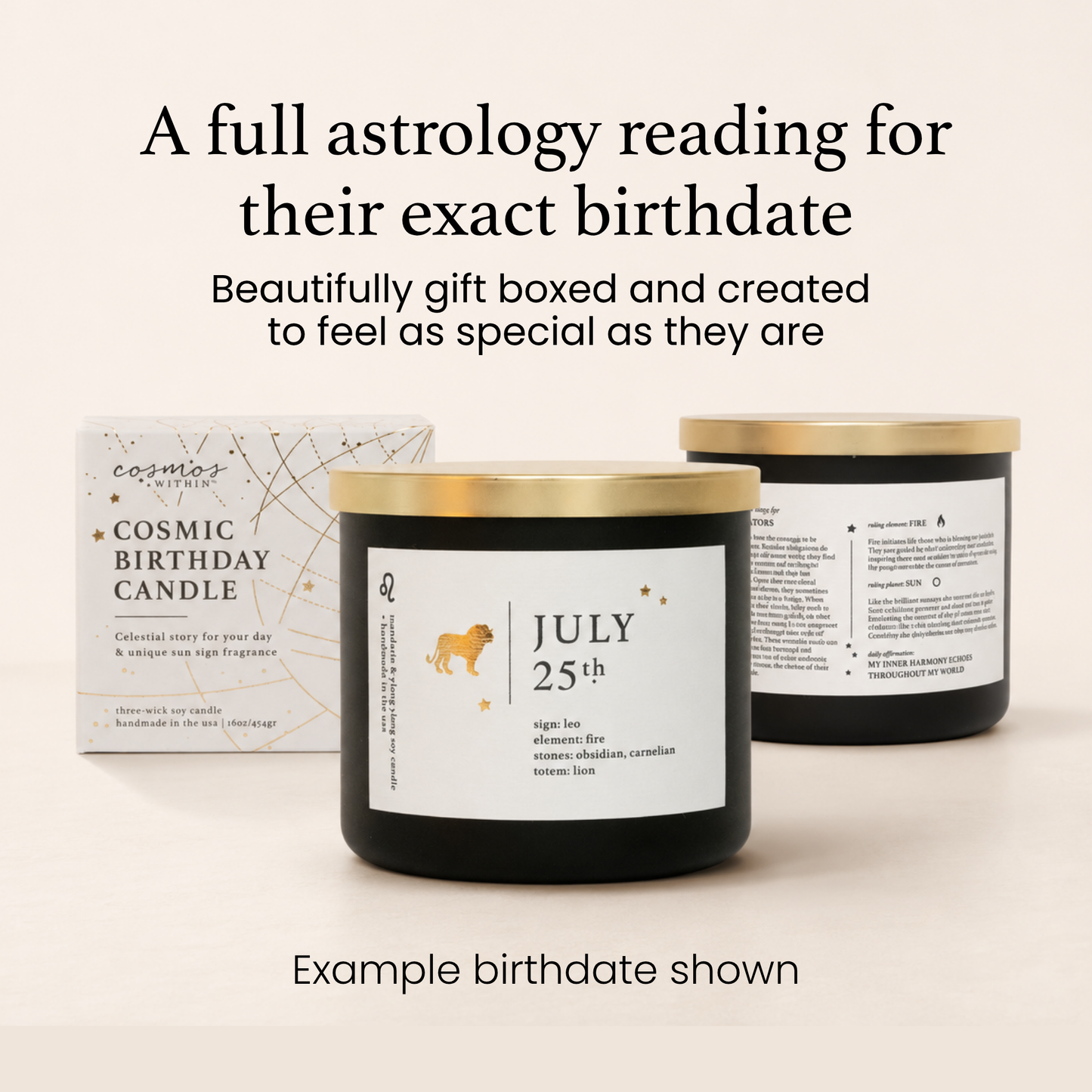 September Birthdate Candle
