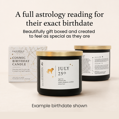 September Birthdate Candle